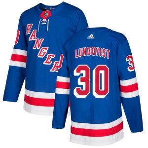 Kinder New York Rangers Trikot Henrik Lundqvist #30 Authentic Königsblau Heim